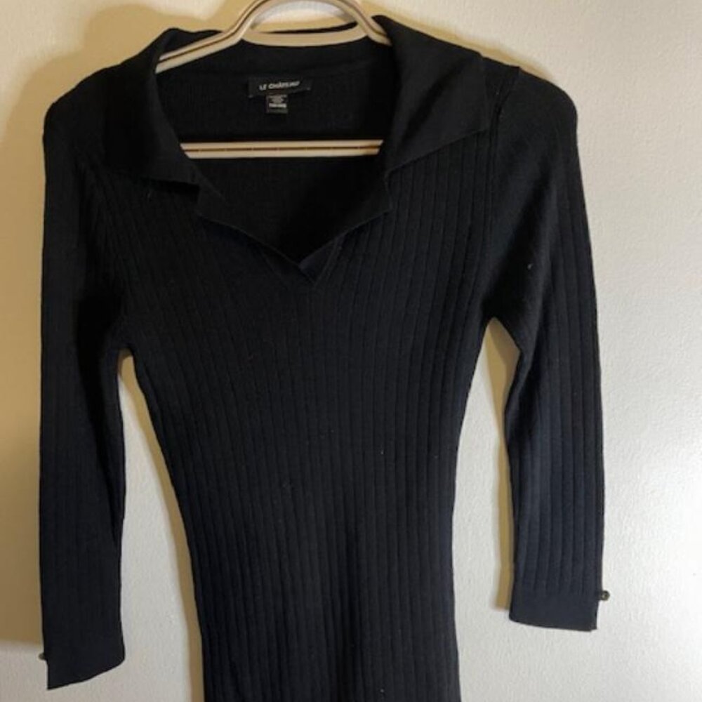 Le Chateau Knit Black Top - XXSmall